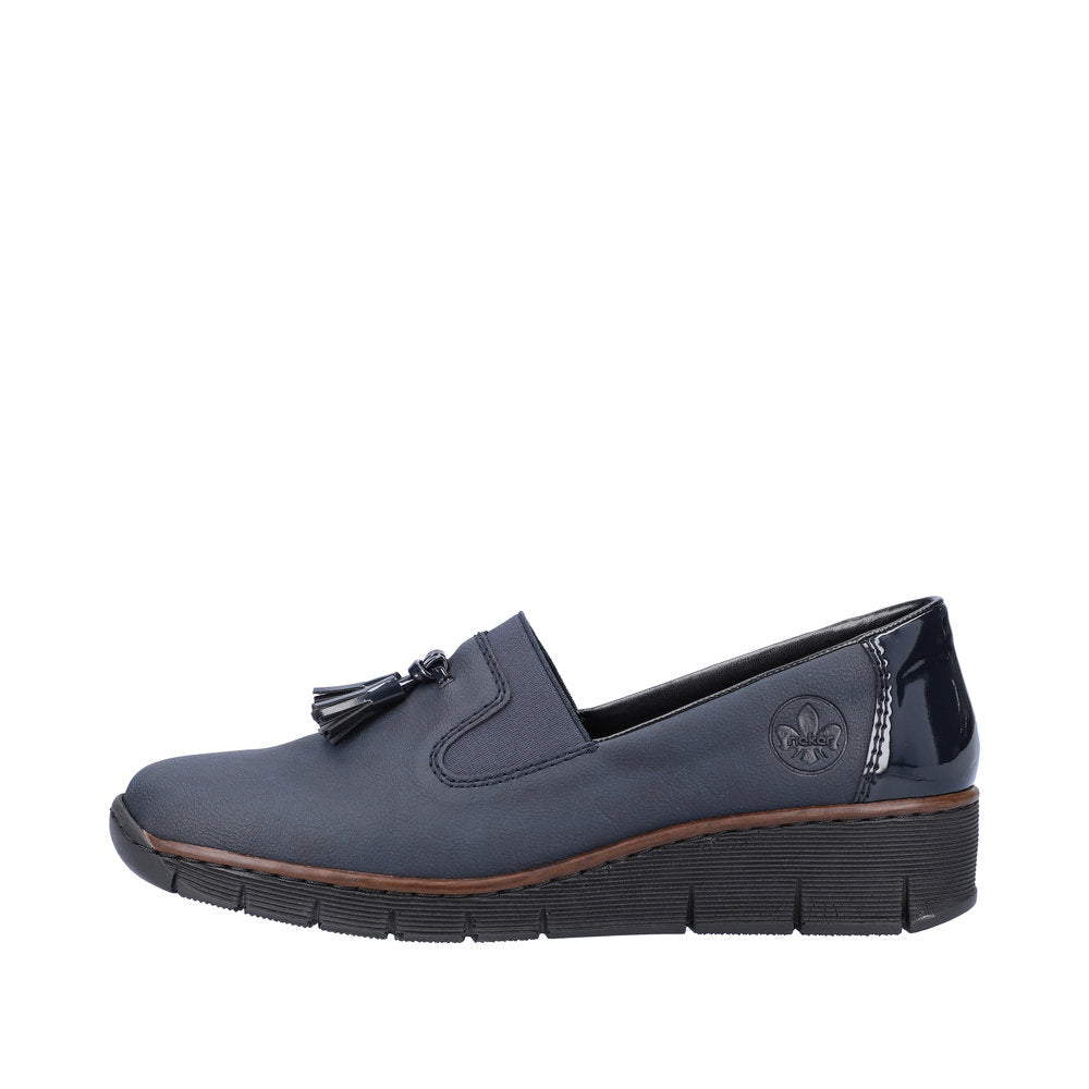 Rieker - Ladies Shoes Loafers Navy (2685)