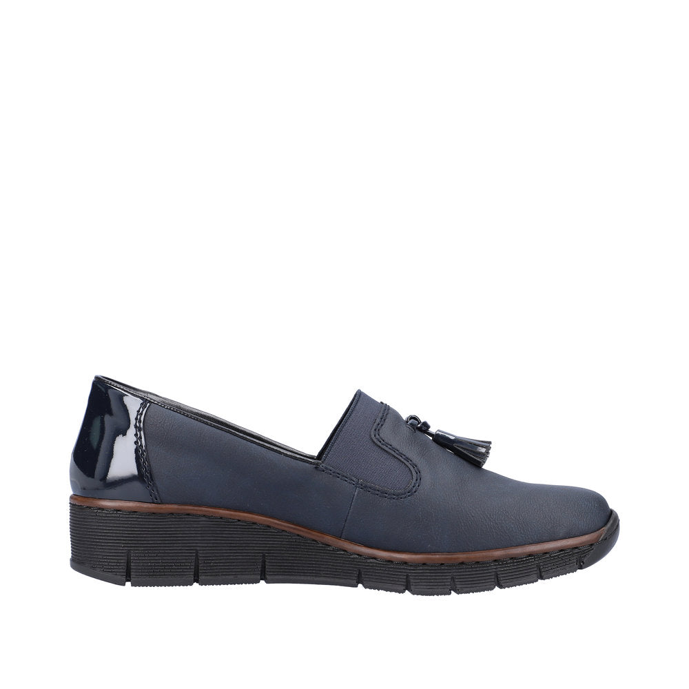 Rieker - Ladies Shoes Loafers Navy (2685)