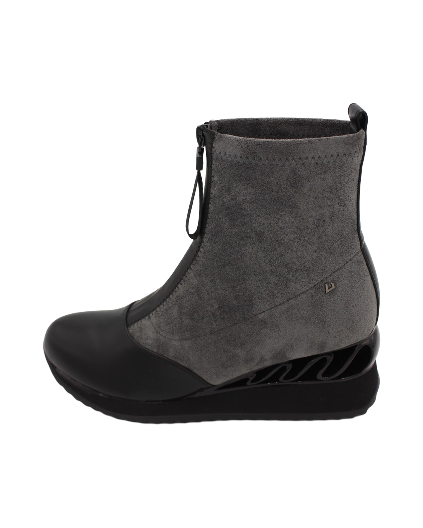 Una Healy - Ladies Shoes Ankle Boots Grey, Black (2689)