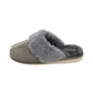 Lunar - Ladies Shoes House Shoe Grey (2695)