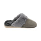 Lunar - Ladies Shoes House Shoe Grey (2695)