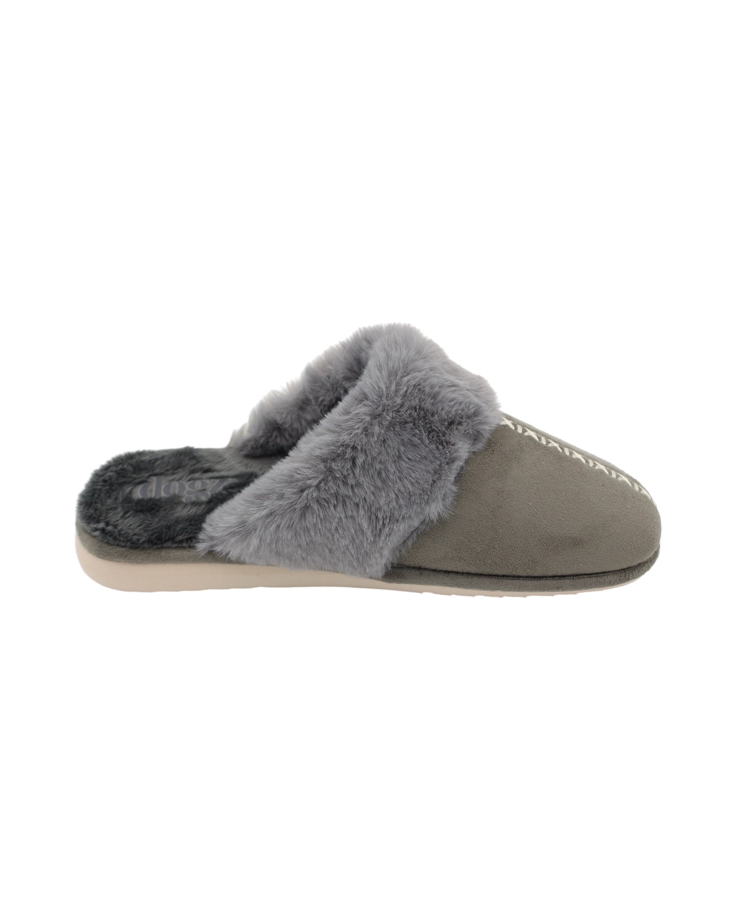 Lunar - Ladies Shoes House Shoe Grey (2695)