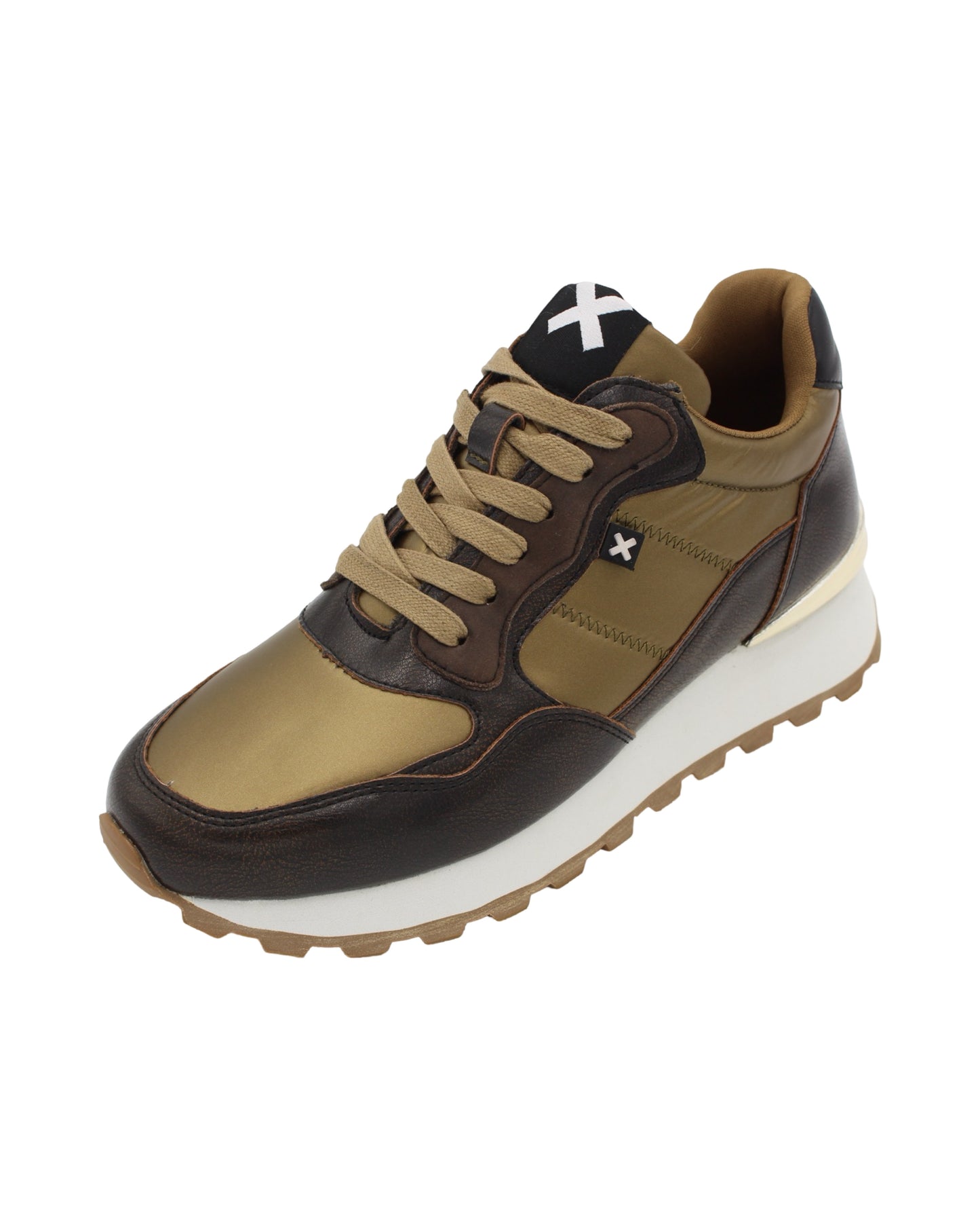 Xti - Ladies Shoes Trainers Bronze (2703)