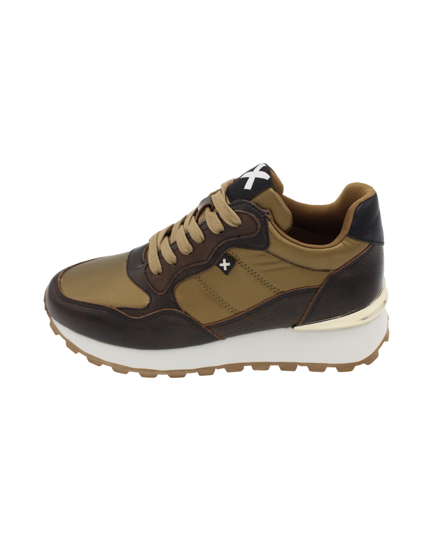 Xti - Ladies Shoes Trainers Bronze (2703)