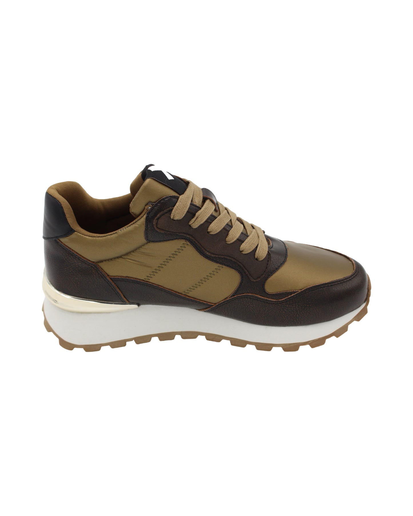 Xti - Ladies Shoes Trainers Bronze (2703)