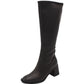 Xti - Ladies Shoes Long Boots Black (2706)