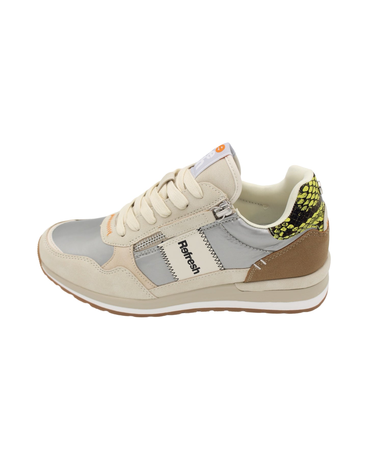 Refresh - Ladies Shoes Trainers Beige (2709)