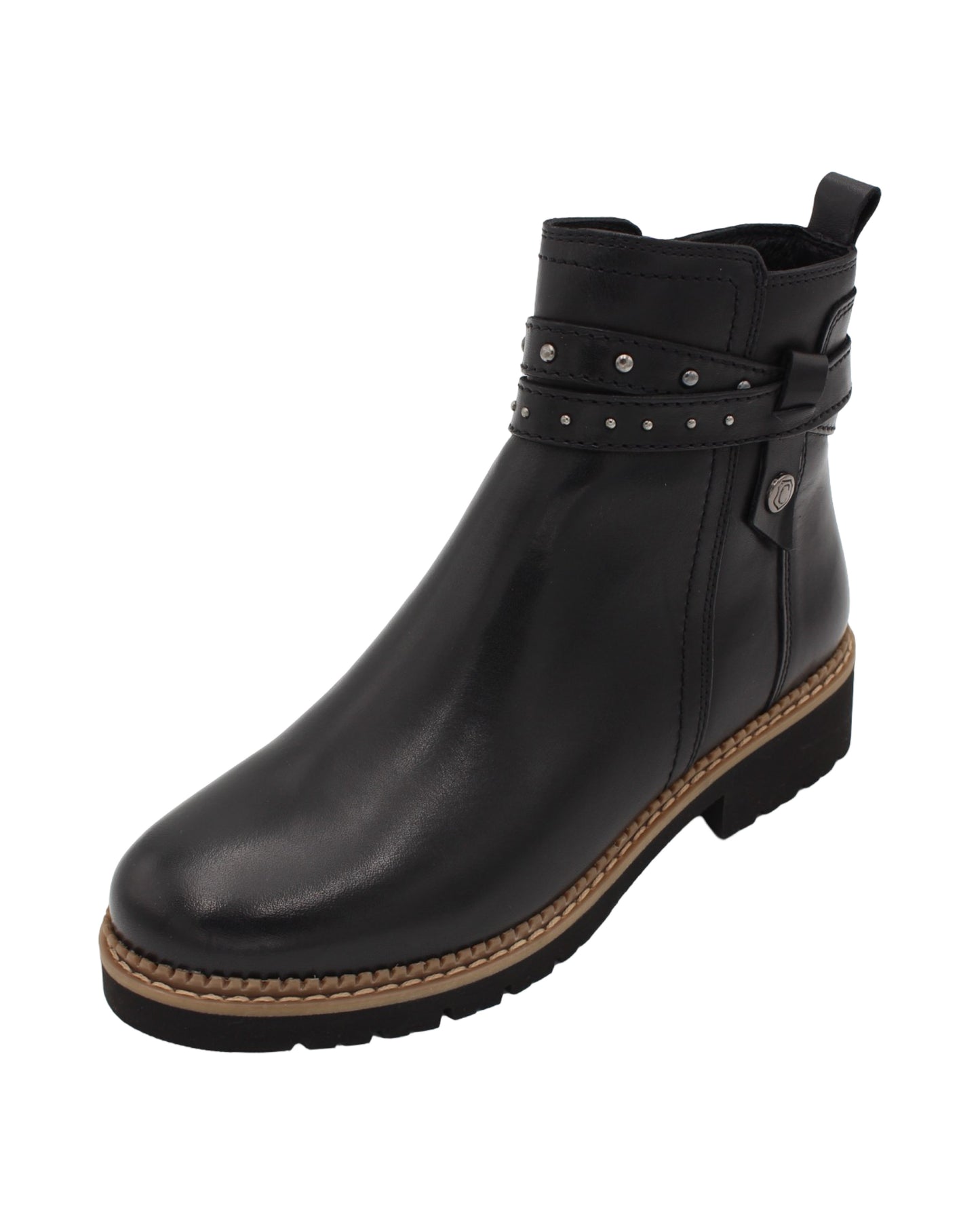 Carmela - Ladies Shoes Ankle Boots Black (2713)