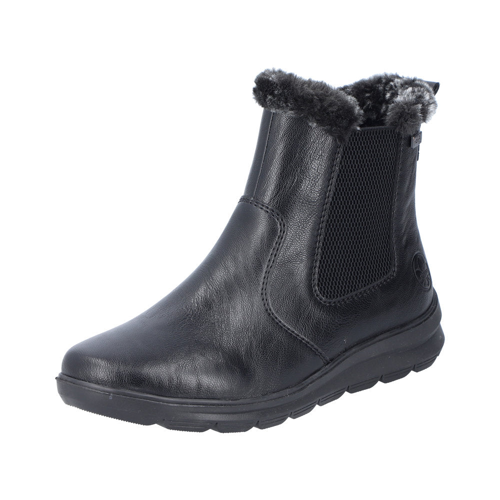 Rieker - Ladies Shoes Ankle Boots Black (2723)