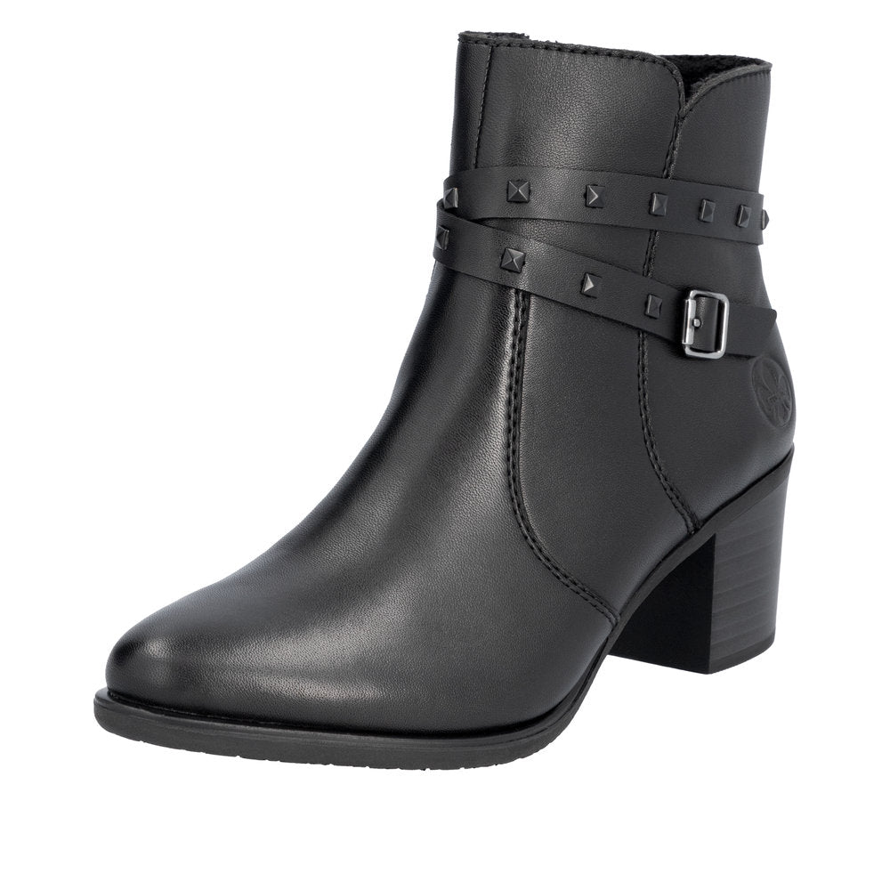 Rieker - Ladies Shoes Ankle Boots Black (2724)