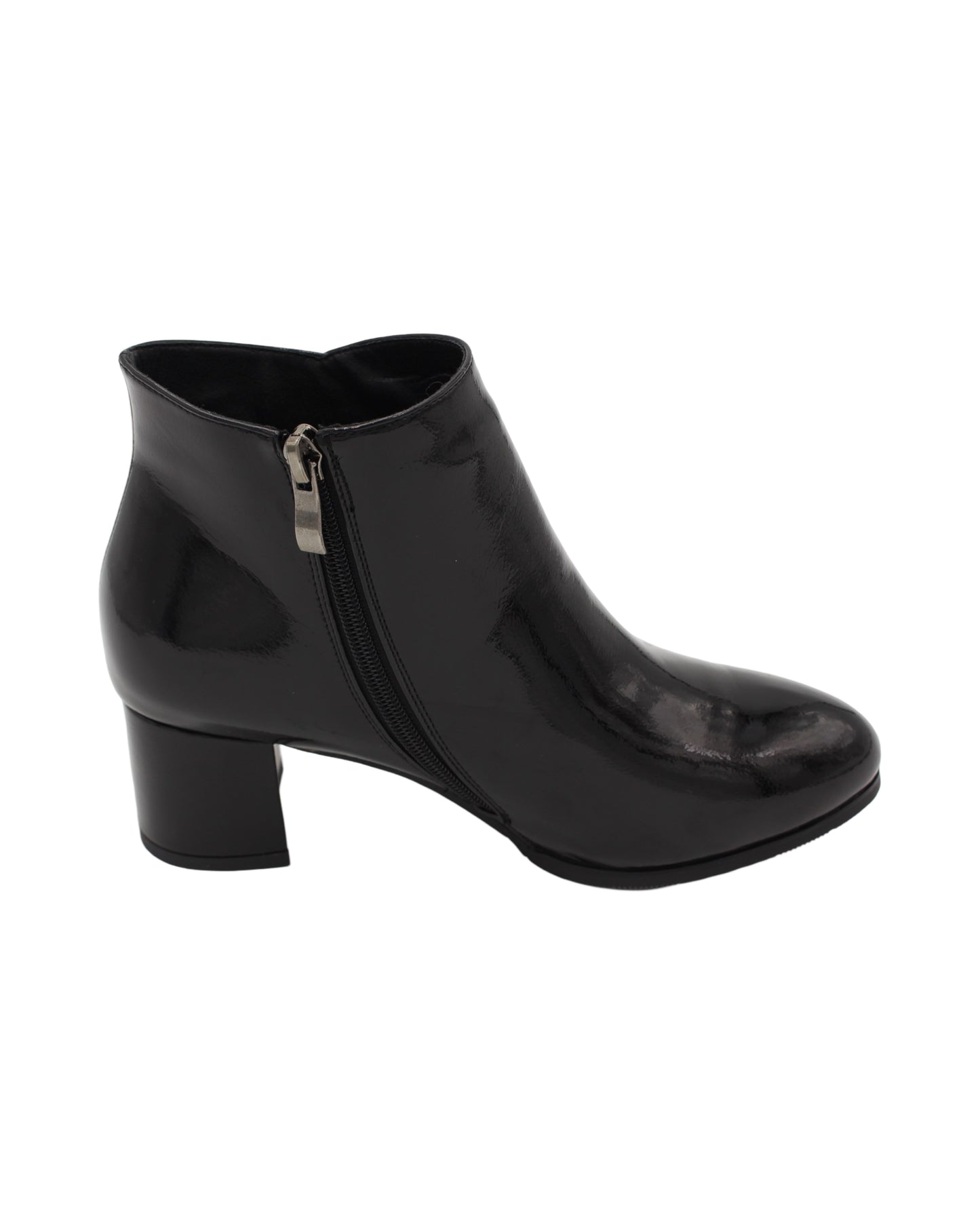 Lunar - Ladies Shoes Ankle Boots Black Patent (2745)