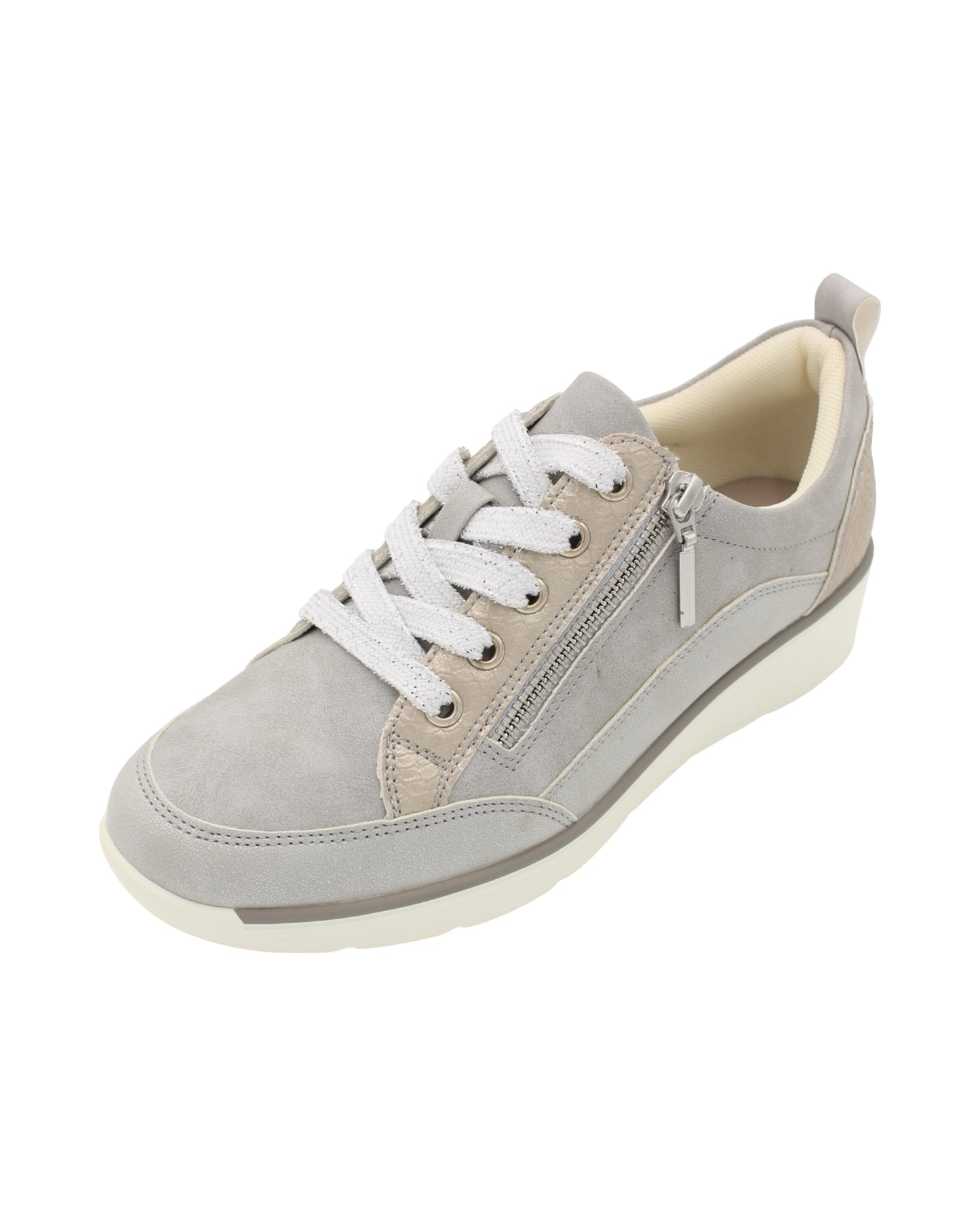 Lunar - Ladies Shoes Trainers Silver (2746)