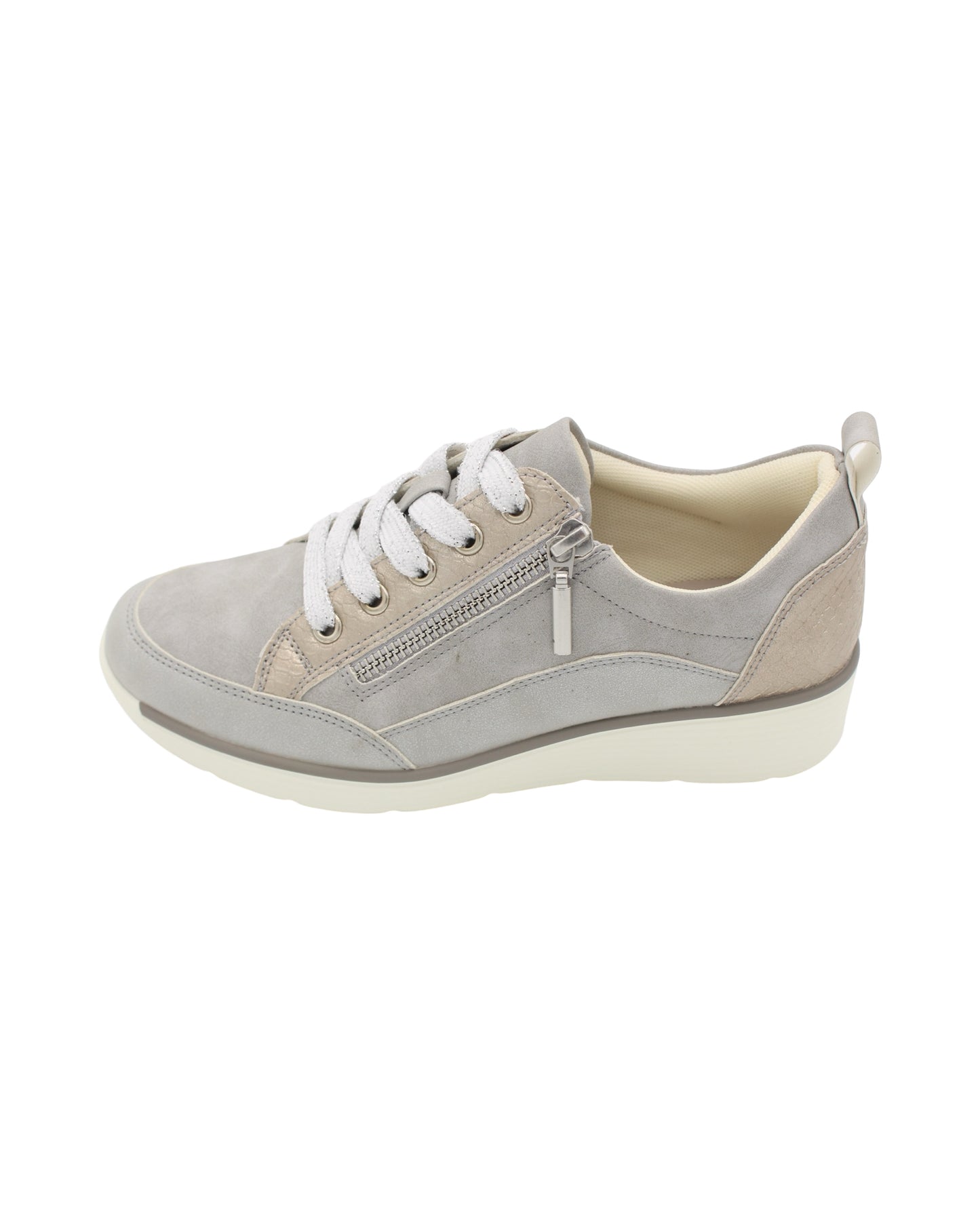 Lunar - Ladies Shoes Trainers Silver (2746)