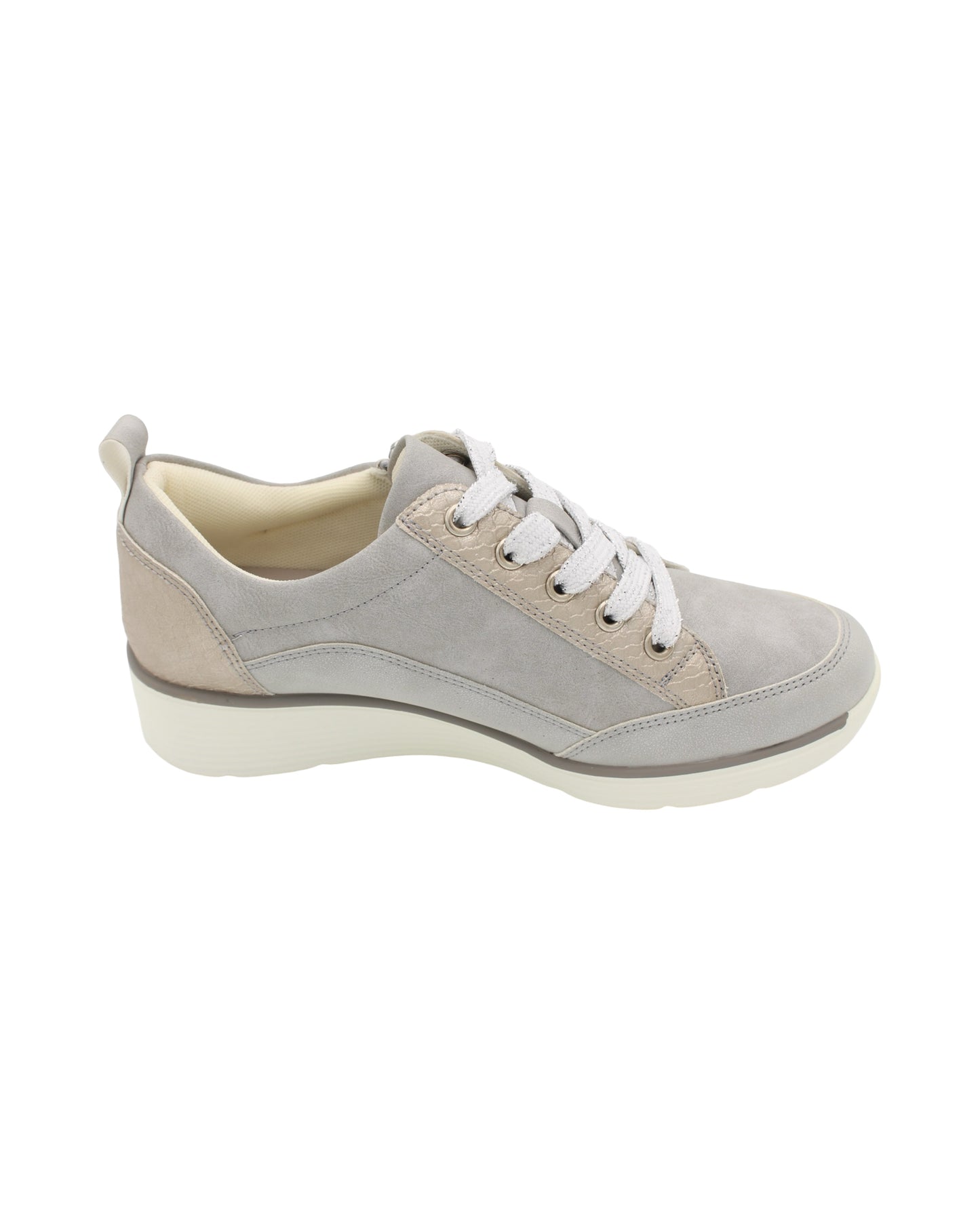 Lunar - Ladies Shoes Trainers Silver (2746)