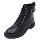 Lunar - Ladies Shoes Ankle Boots Navy Patent (2747)