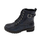 Lunar - Ladies Shoes Ankle Boots Navy Patent (2747)