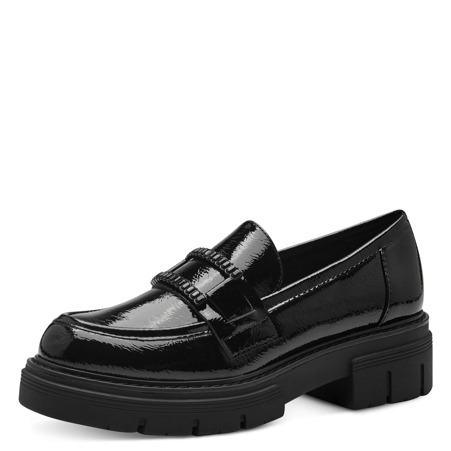 Marco Tozzi - Ladies Shoes Loafers Black Patent (2750)