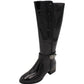 Zanni - Ladies Shoes Long Boots Black Patent (2758)