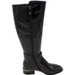 Zanni - Ladies Shoes Long Boots Black Patent (2758)