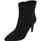 Una Healy - Ladies Shoes Ankle Boots Black Sparkle (2759)