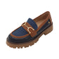 Zanni - Ladies Shoes Loafers Denim Wood (2763)