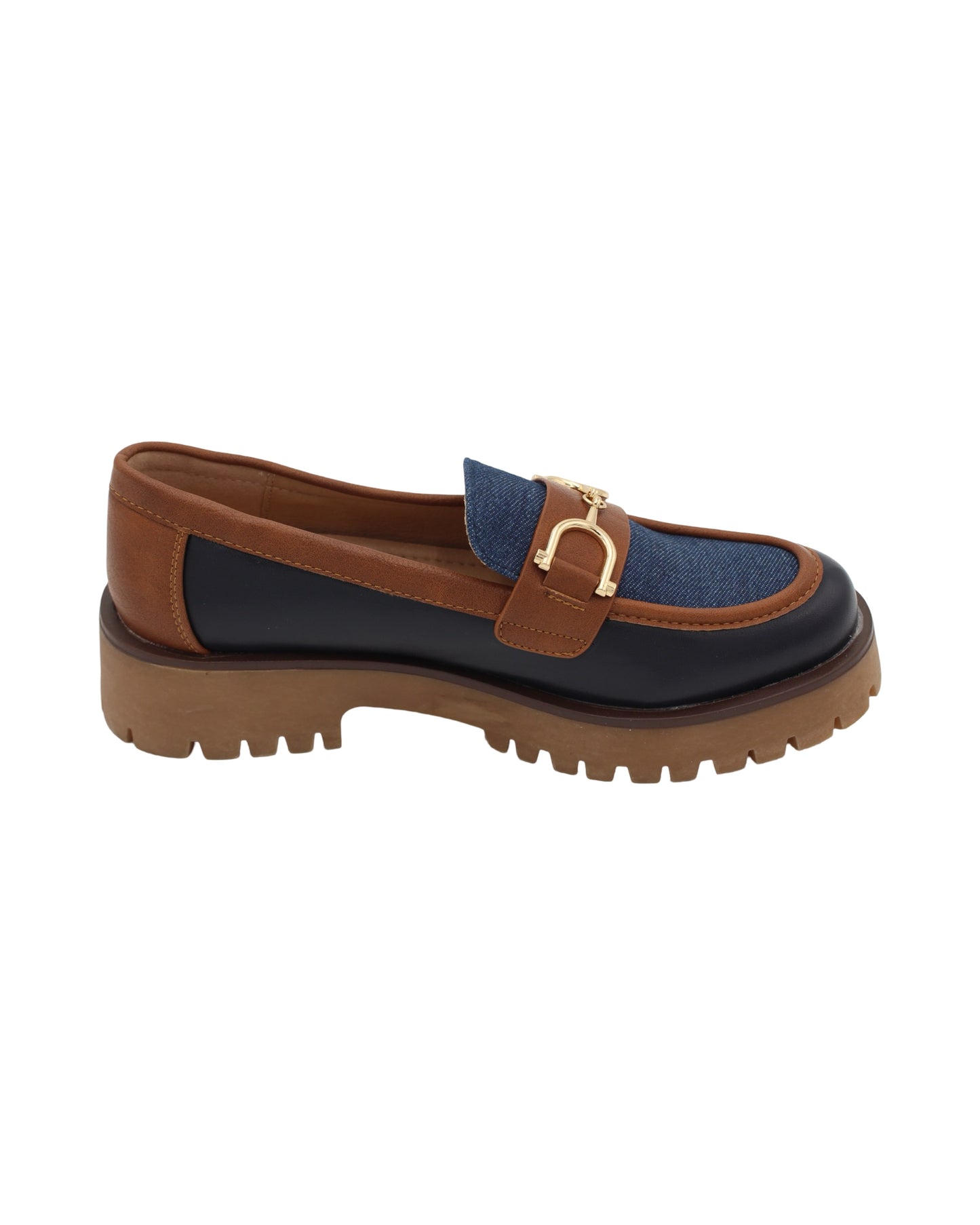 Zanni - Ladies Shoes Loafers Denim Wood (2763)