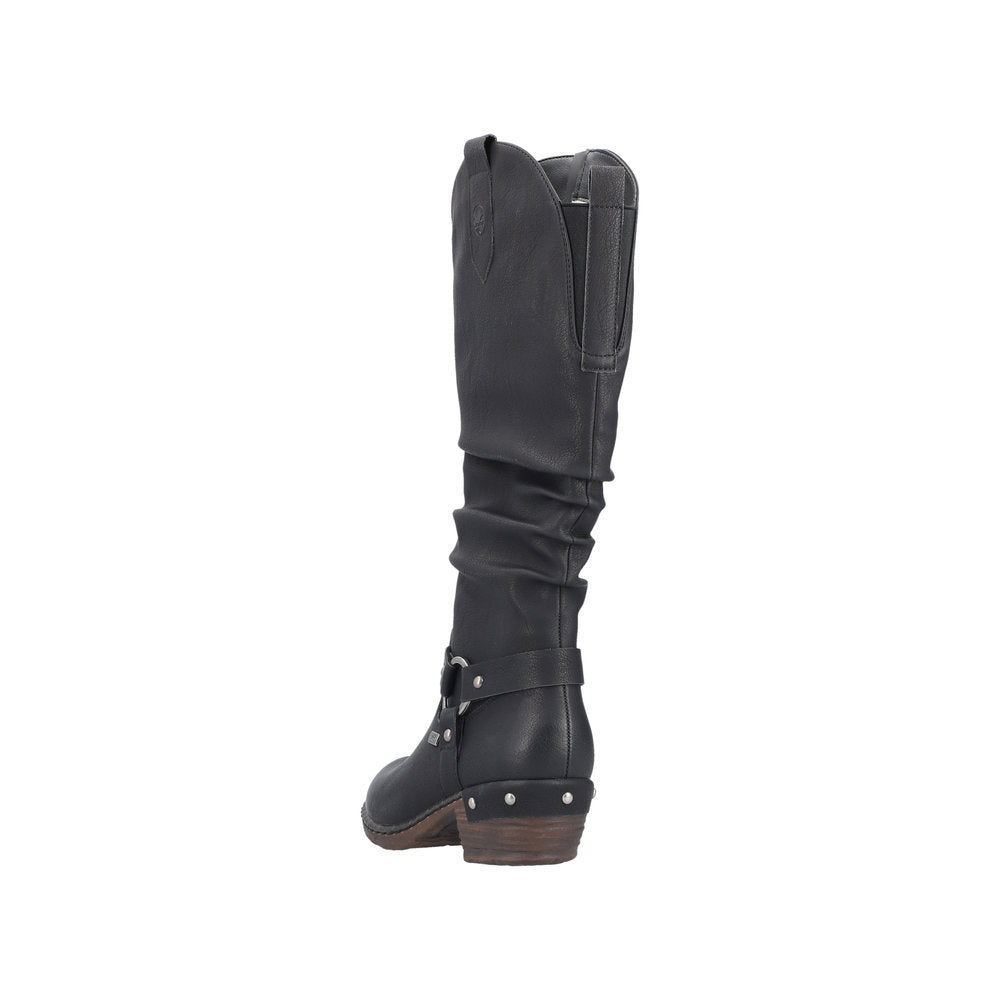 Rieker - Ladies Shoes Long Boots Black (2769)