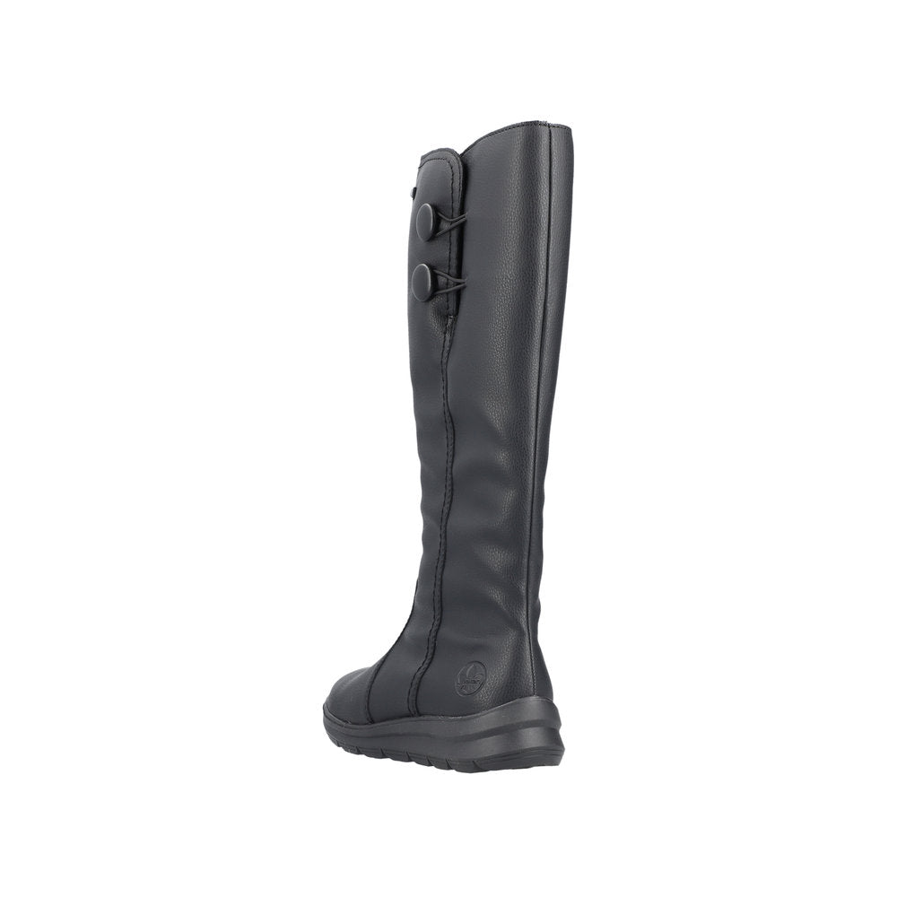 Rieker - Ladies Shoes Long Boots Black (2770)