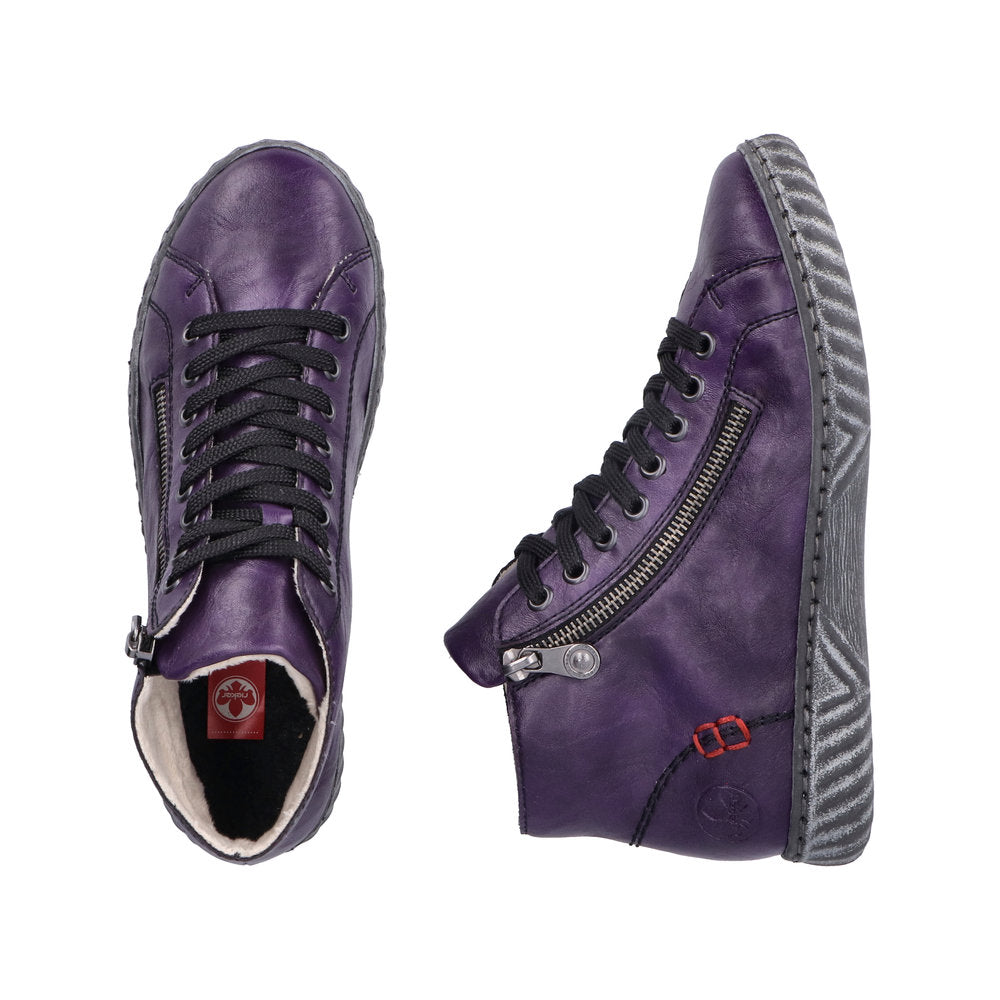 Rieker - Ladies Shoes Trainers Purple (2813)