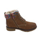 Lunar - Ladies Ankle Boots Tan (2886)