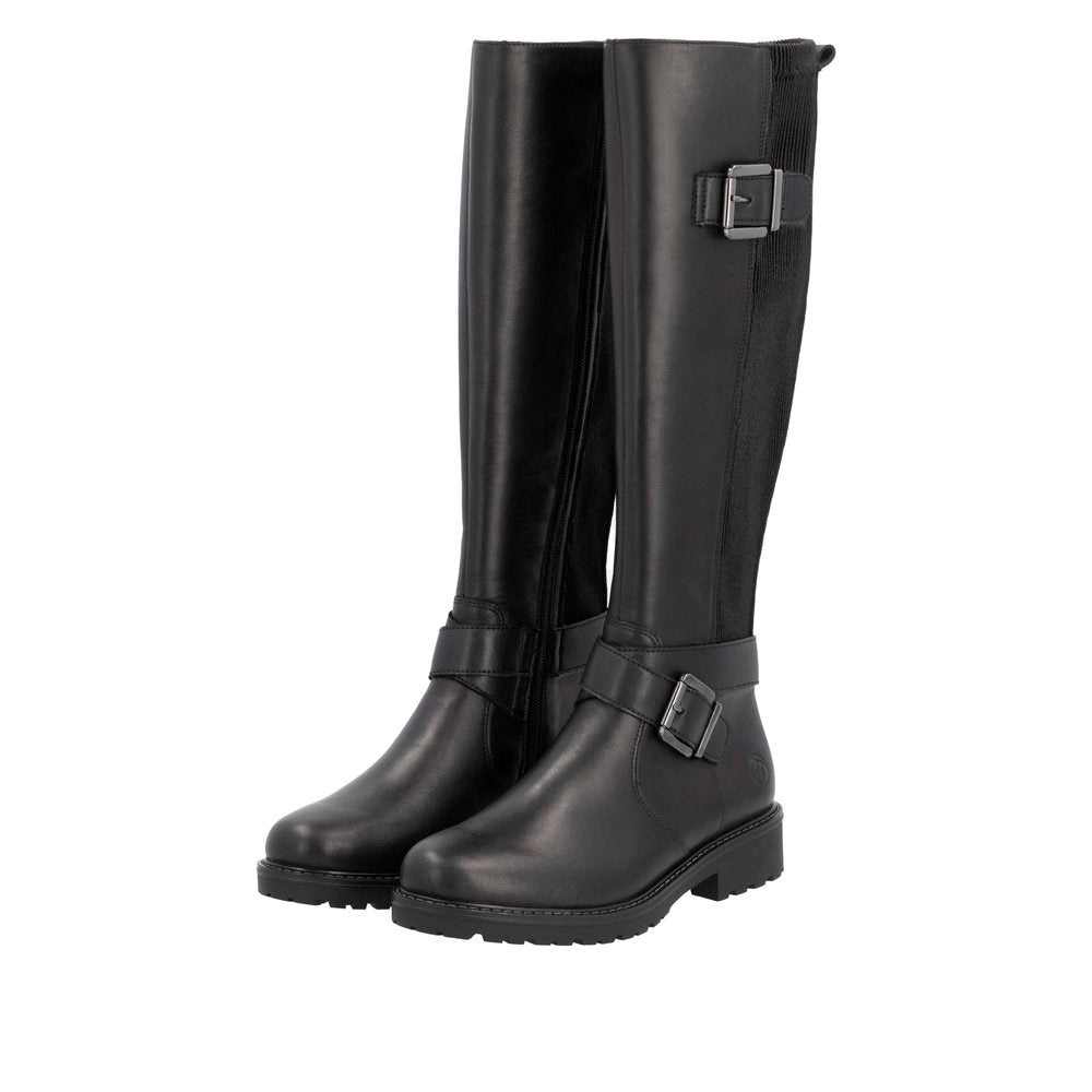 Remonte - Ladies Shoes Long Boots Black (2897)