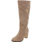 Zanni - Ladies Shoes Long Boots Mocca Suede (2903)