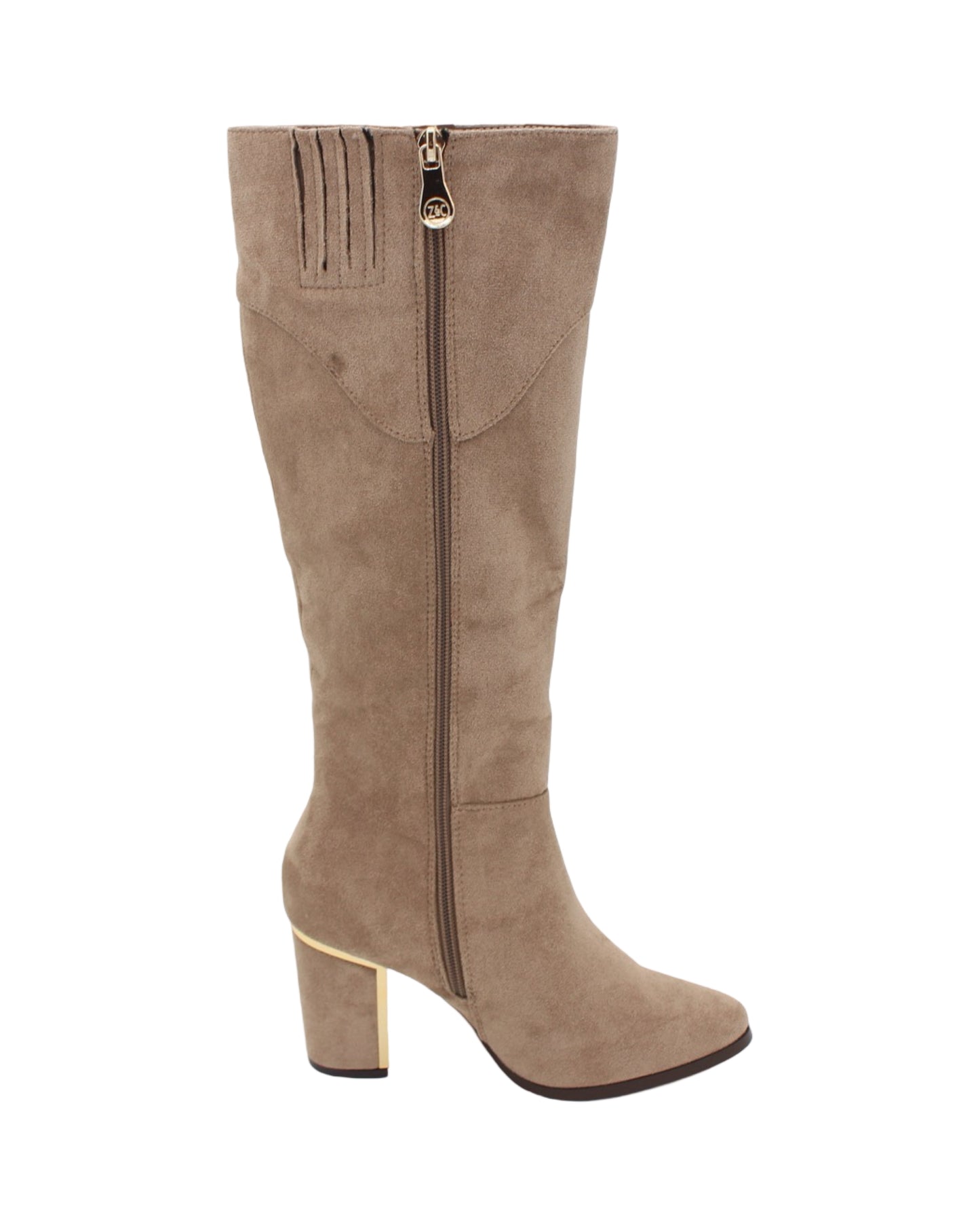 Zanni - Ladies Shoes Long Boots Mocca Suede (2903)