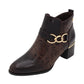 Zanni - Ladies Shoes Ankle Boots Choc Crackle (2905)