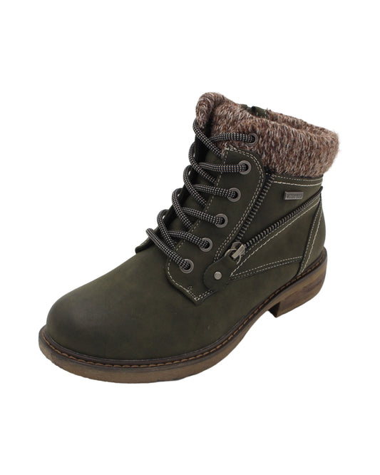 Lunar - Ladies Shoes Ankle Boots Olive (2906)