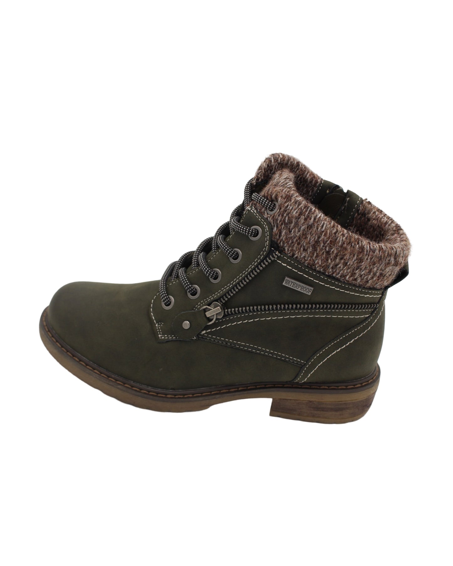 Lunar - Ladies Shoes Ankle Boots Olive (2906)