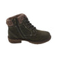 Lunar - Ladies Shoes Ankle Boots Olive (2906)