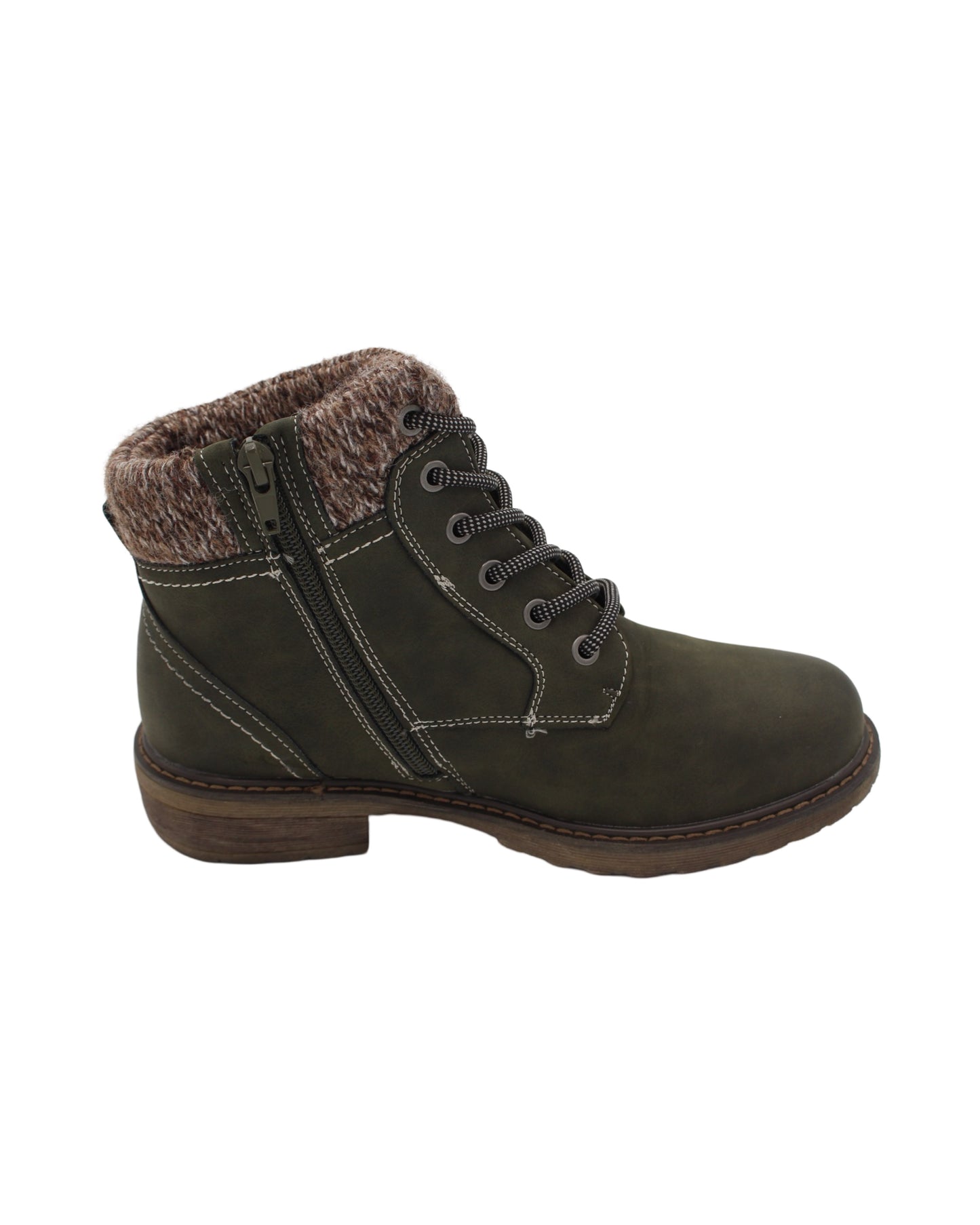 Lunar - Ladies Shoes Ankle Boots Olive (2906)