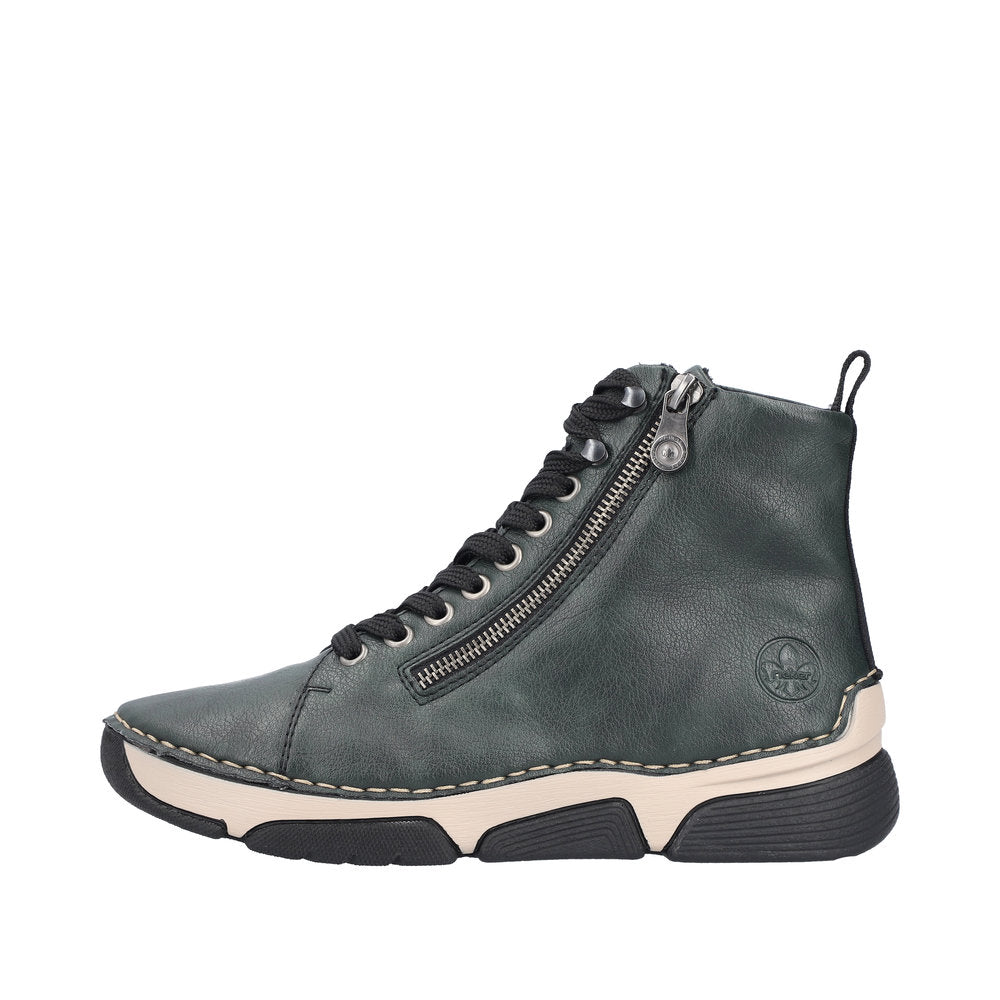 Rieker - Ladies Shoes Ankle Boots Green (2920)