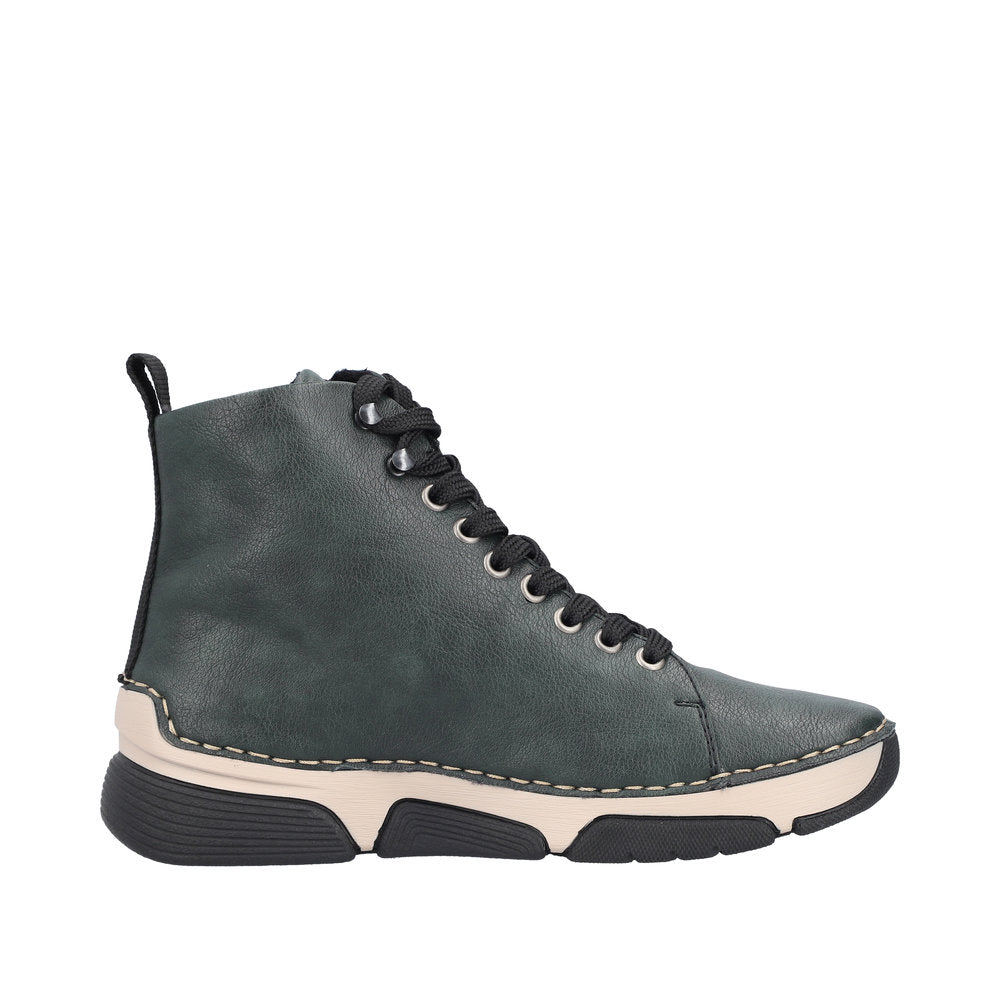 Rieker - Ladies Shoes Ankle Boots Green (2920)