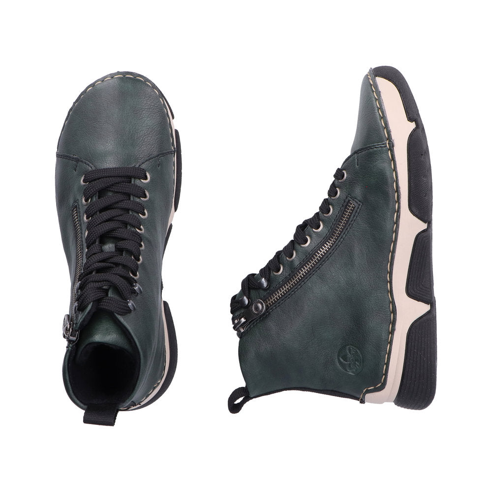 Rieker - Ladies Shoes Ankle Boots Green (2920)