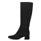 Marco Tozzi - Ladies Shoes Long Boots Black (2923)