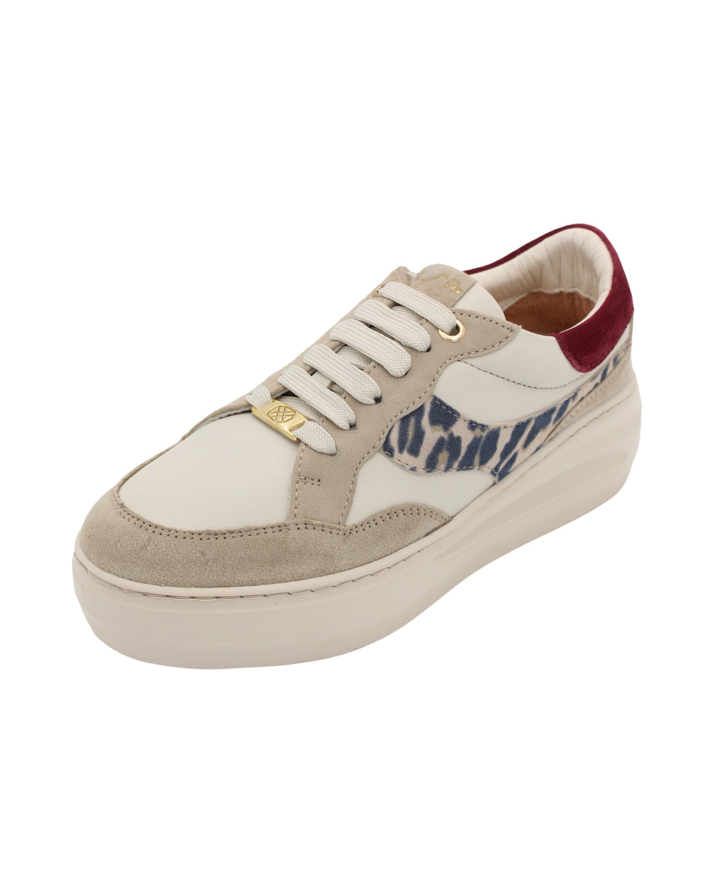 Unisa - Ladies Shoes Trainers Ivory, Leopard (2925)