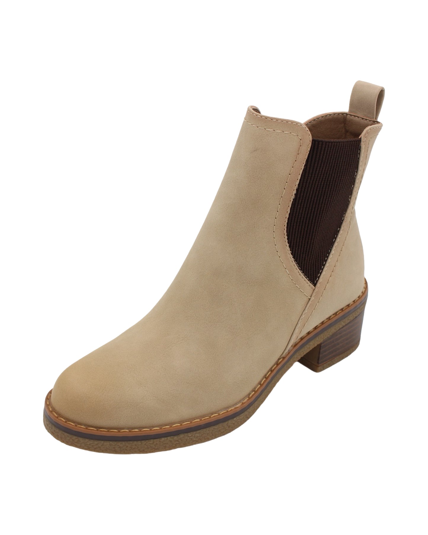 Lunar - Ladies Shoes Ankle Boots Beige (2933)