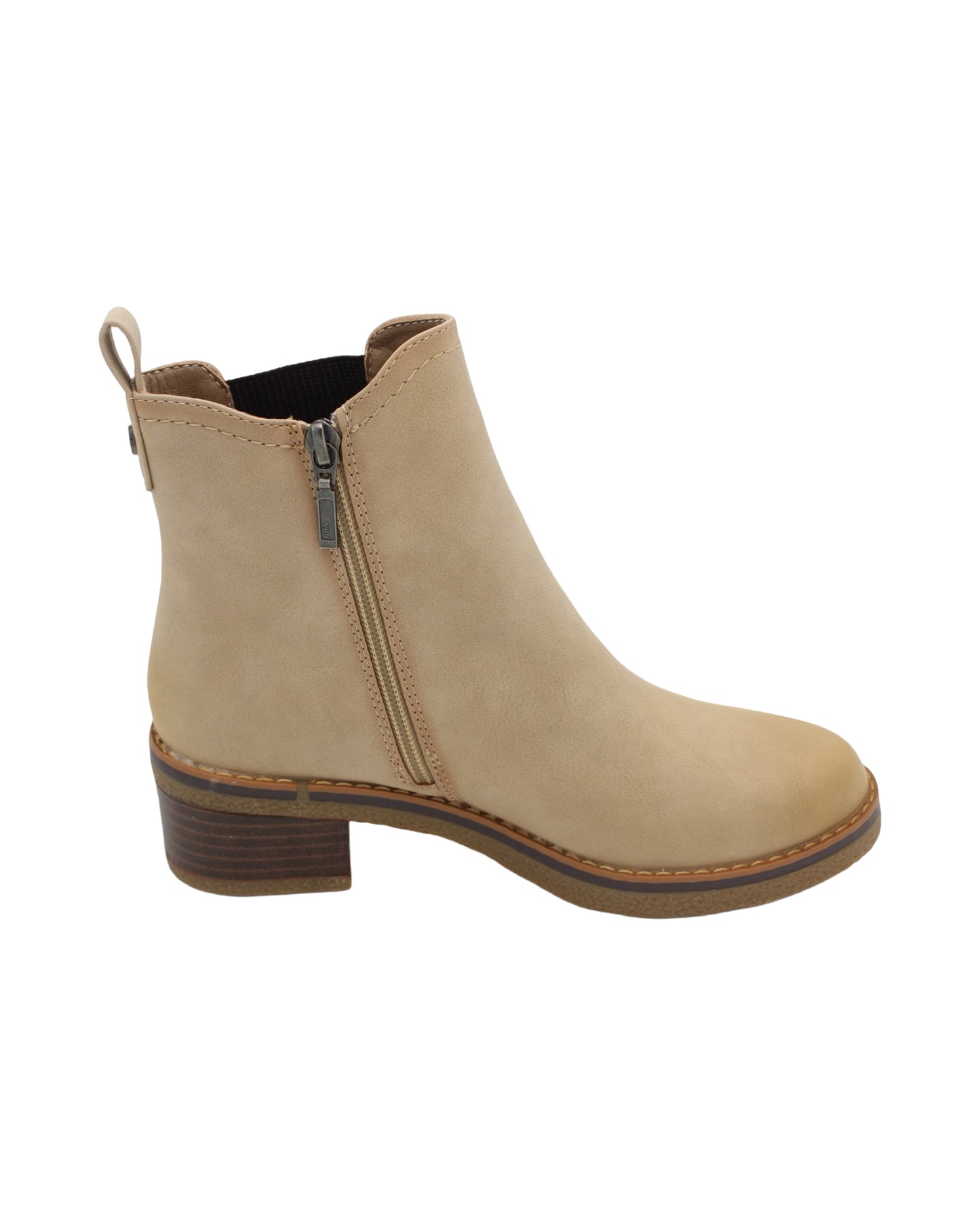 Lunar - Ladies Shoes Ankle Boots Beige (2933)