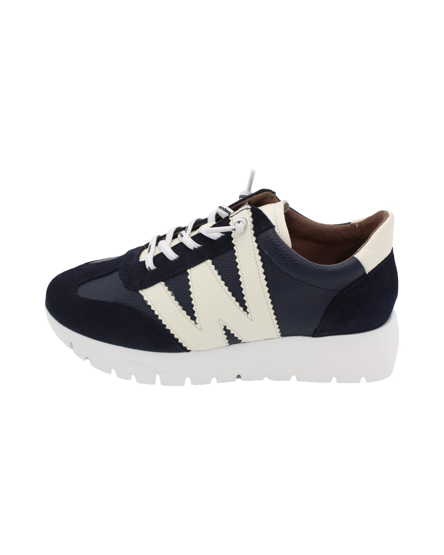 Wonders - Ladies Shoes Trainers Navy, Milk (2934)