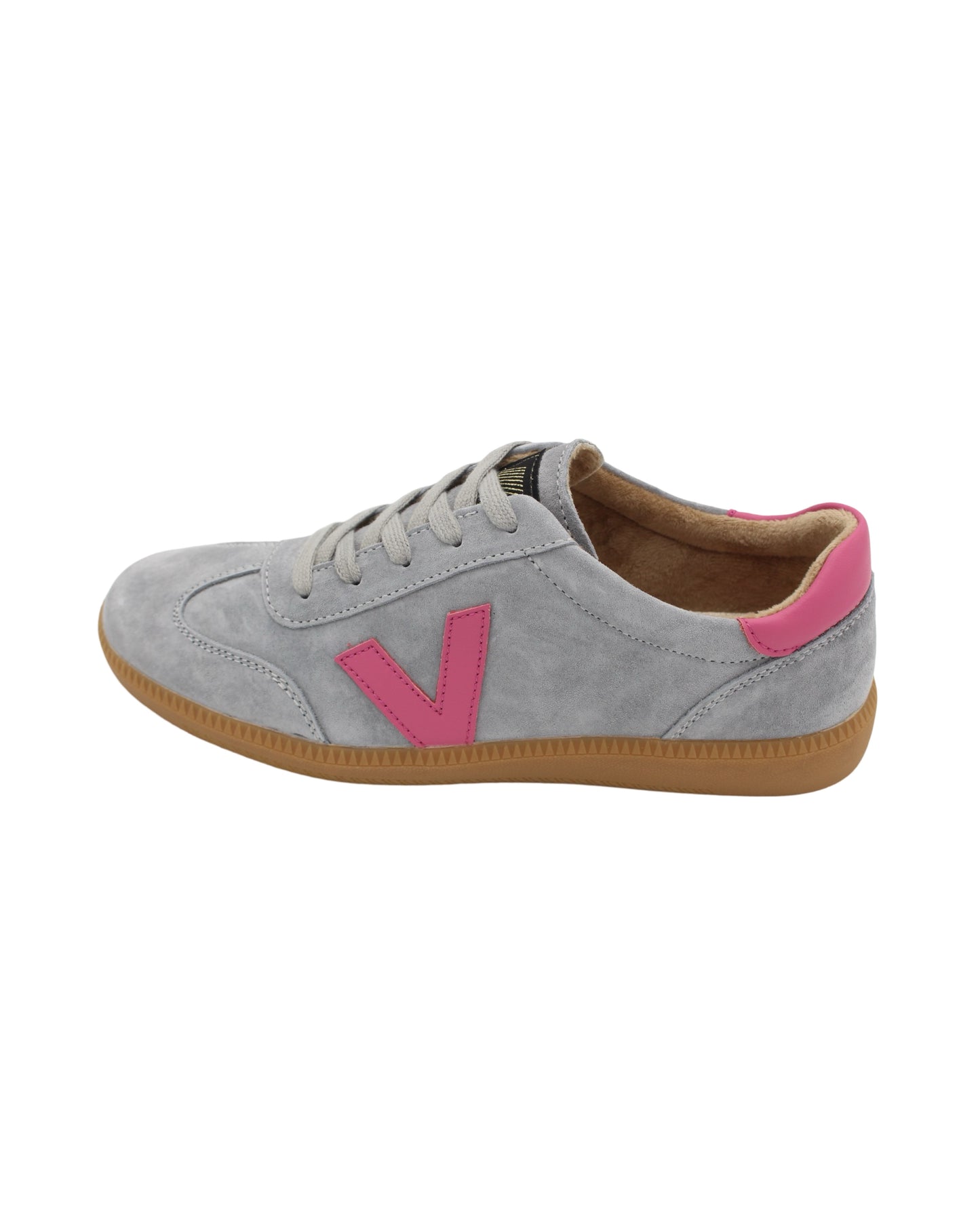 Drilleys - Ladies Shoes Trainers Grey,  Pink (2943)