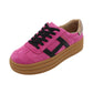 Drilleys - Ladies Shoes Trainers Pink,  Black,  Gold (2948)