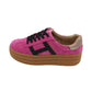 Drilleys - Ladies Shoes Trainers Pink,  Black,  Gold (2948)