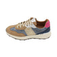 Lloyd & Pryce For Her - Ladies Shoes Trainers Taupe, Gold, Blue (2959)